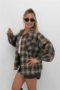 camicia in flanella a quadri ella